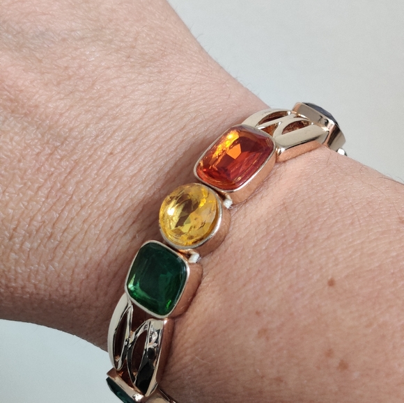 Y2K Anne Klein Colorful Glass Jewelry Set - Picture 6 of 16